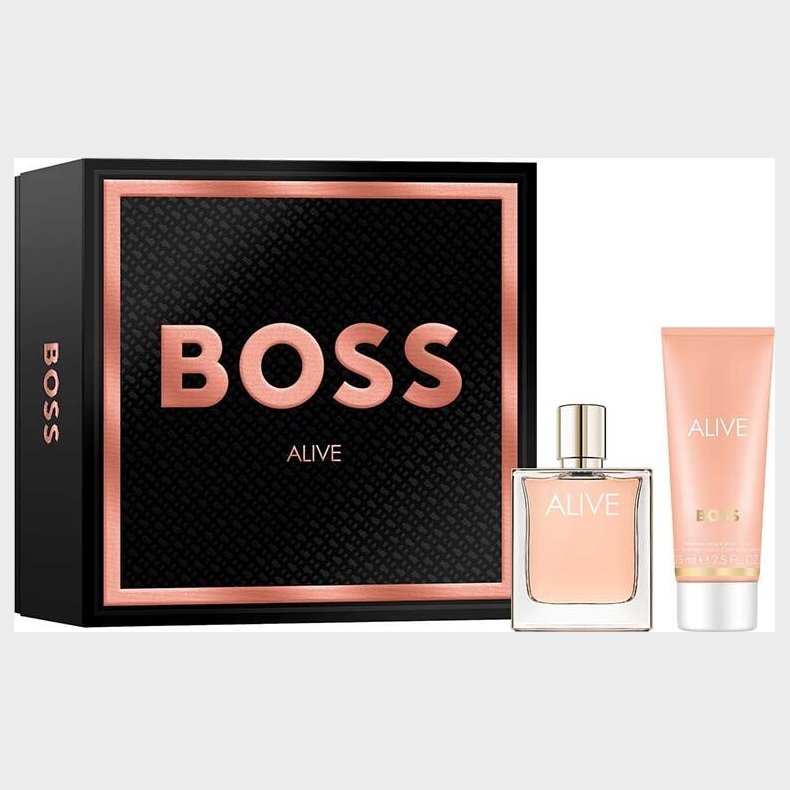 Hugo Boss - Alive Edp 50 Ml + Bodylotion 75 Ml - Giftset