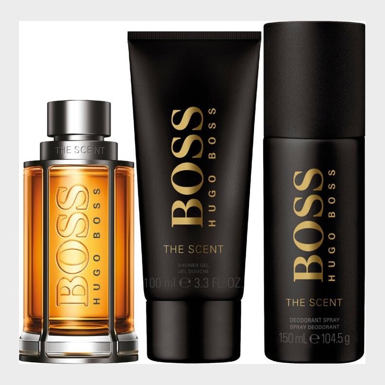 Hugo Boss - The Scent Edt 100 Ml + Deo Spray 150 Ml + Showergel 100 Ml - Giftset