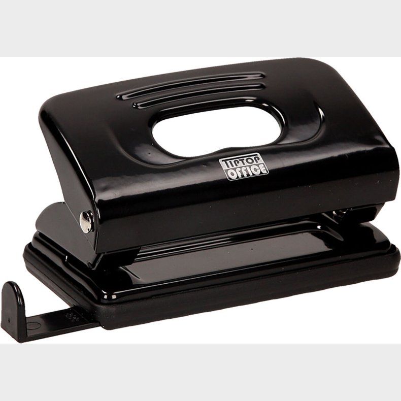 Hulapparat 2 Huller Til 10 Ark - Sort - Tiptop Office