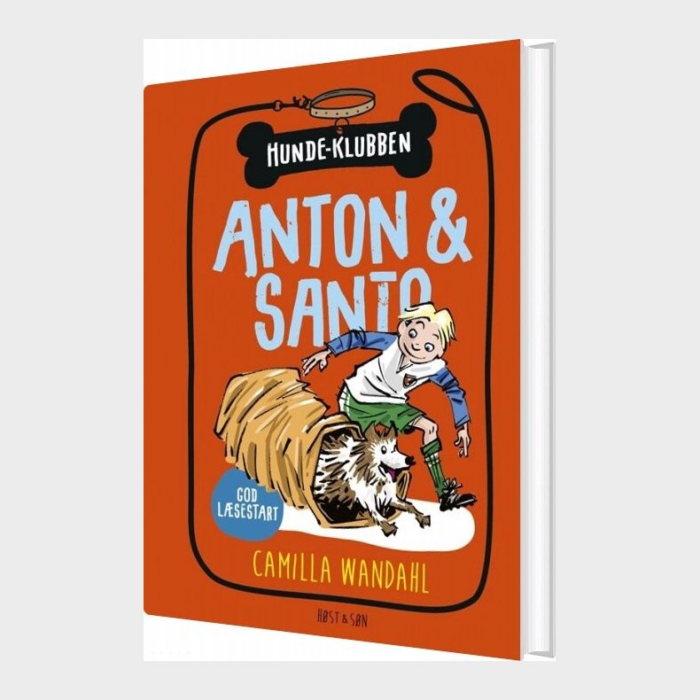 Hundeklubben 2 - Anton Og Santo - Camilla Wandahl - Bog
