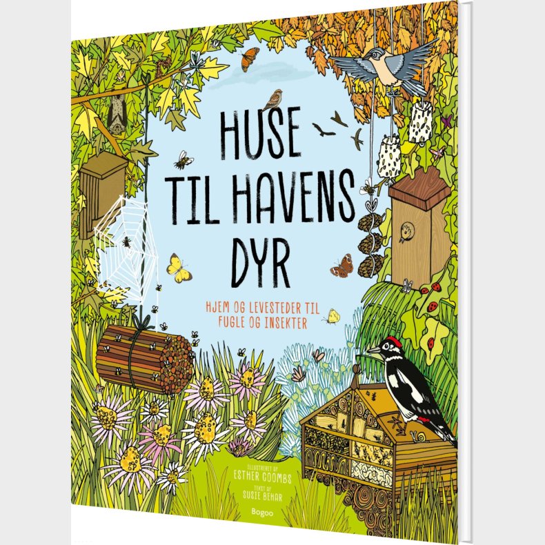 Huse Til Havens Dyr - Susie Behar - Bog