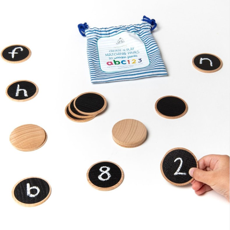 Huskespil i tr m. tavlefolie - Lav selv