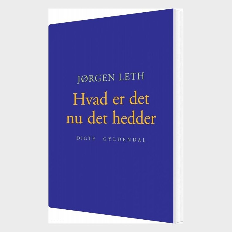 Hvad Er Det Nu Det Hedder - J�rgen Leth - Bog