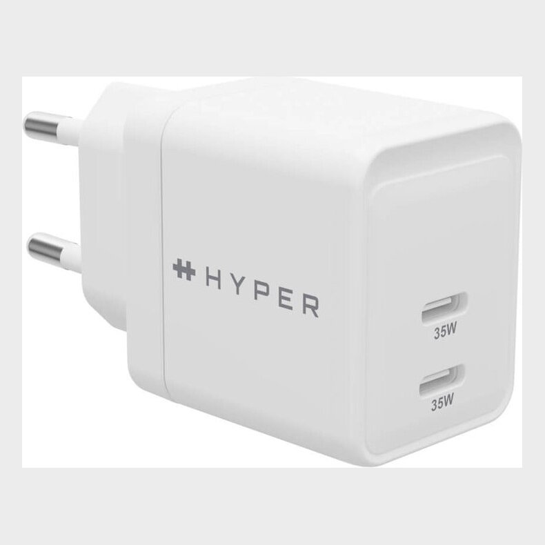 Hyper - Hyperjuice - Usb-c Oplader - 35w - Gan - 2c - Hvid