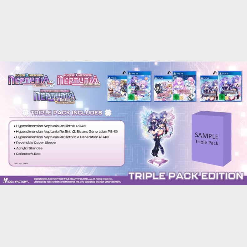 Hyperdimension Neptunia Re Birth Series (1-3) Triple Pack - PS4