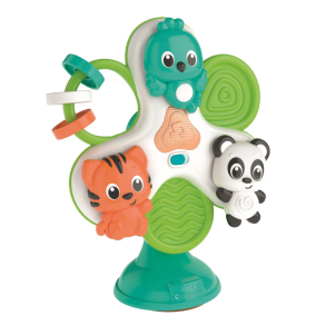 Dyrekarrusel med lyd og sugekop