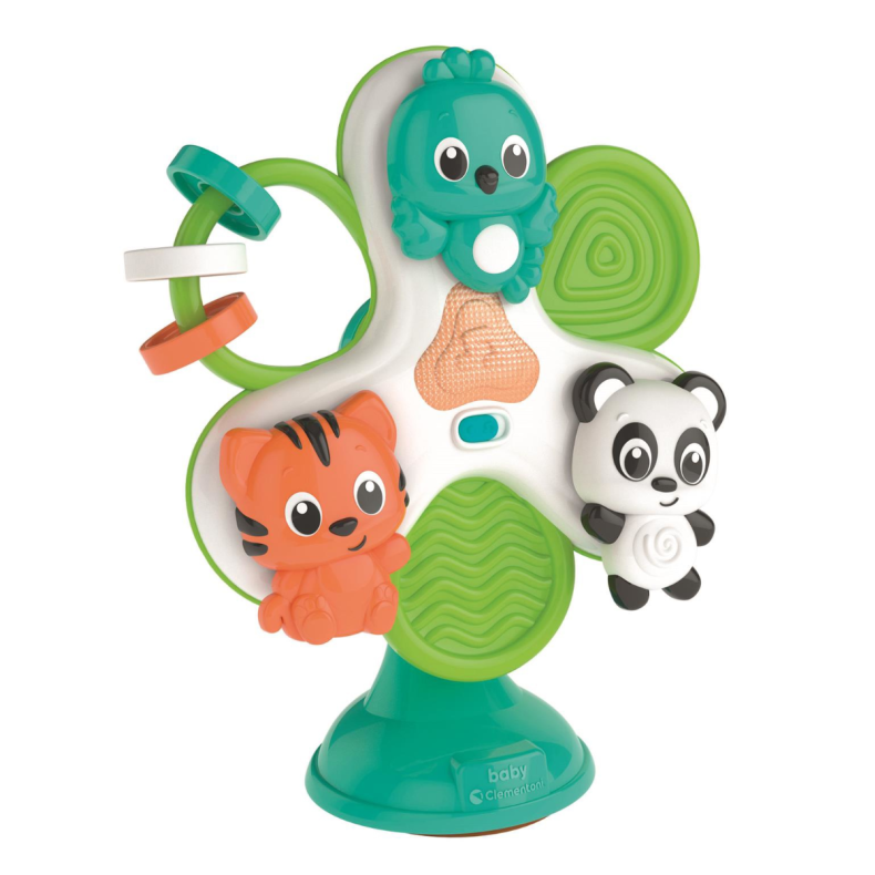 Dyrekarrusel med lyd og sugekop