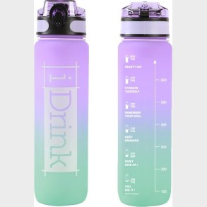 I-drink - Tritan Bottle  - 1000 Ml Purple And Aquamarine