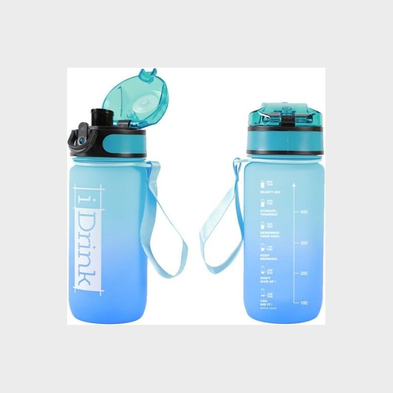 I-drink - Tritan Bottle - 500 Ml. Light Blue And Blue