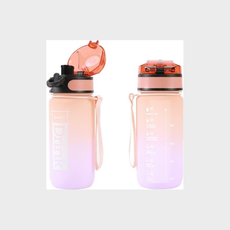 I-drink - Tritan Bottle - 500 Ml. Orange And Lilac
