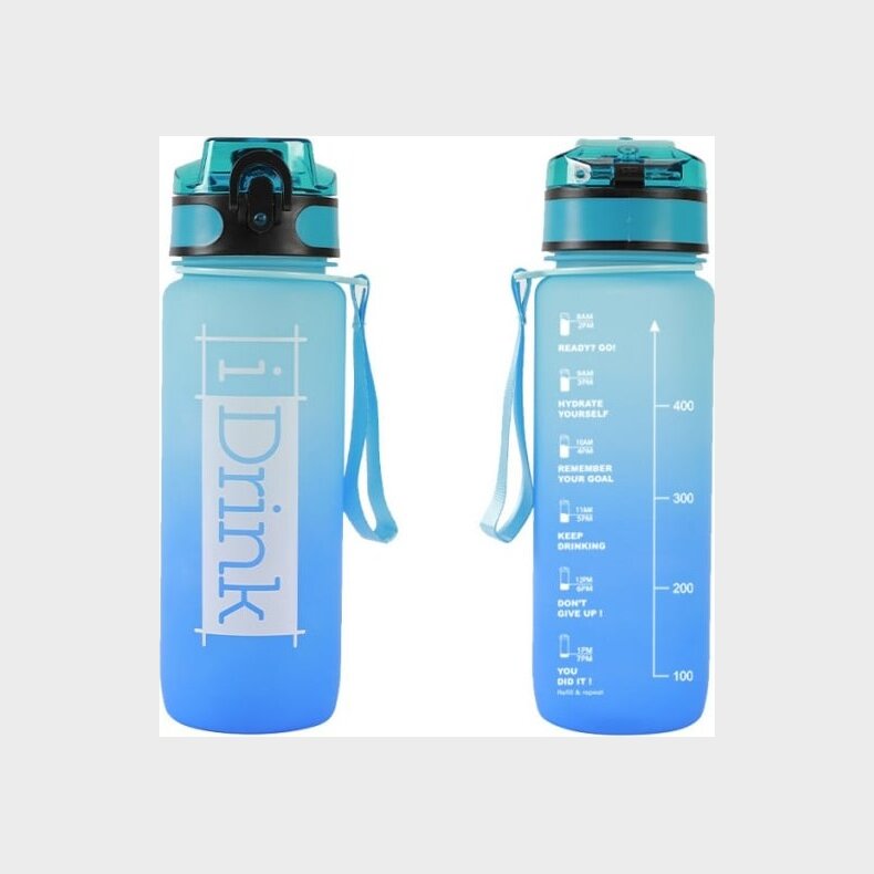 I-drink - Tritan Bottle - 750 Ml. Light Blue And Blue