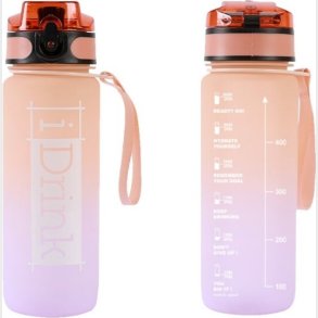 I-drink - Tritan Bottle - 750 Ml. Orange And Lilac