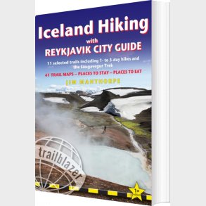 Iceland Hiking - With Reykjavik City Guide - Jim Manthorpe - English Book