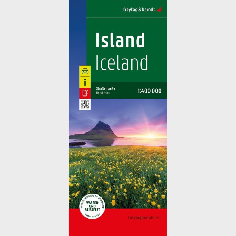 Freytag & Berndt - Iceland - Island Road Map - English book
