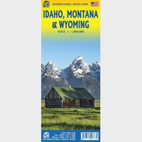 Idaho, Montana & Wyoming - English book