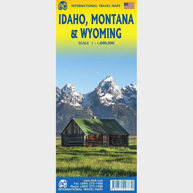 Idaho, Montana & Wyoming - English book