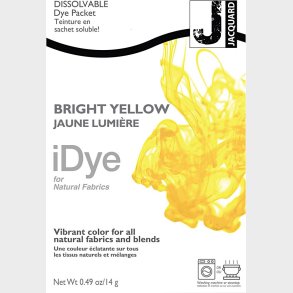 Idye Naturtekstiler - Bright Yellow - 14 G
