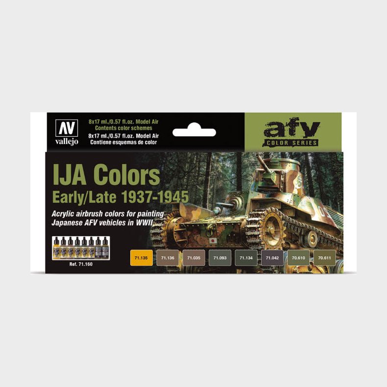 Vallejo - Maling S�t - Ija Colors 1937-1945 - 8x17 Ml