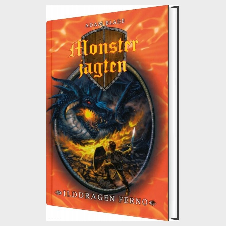 Monsterjagten 1 - Ilddragen Ferno - Adam Blade - Bog
