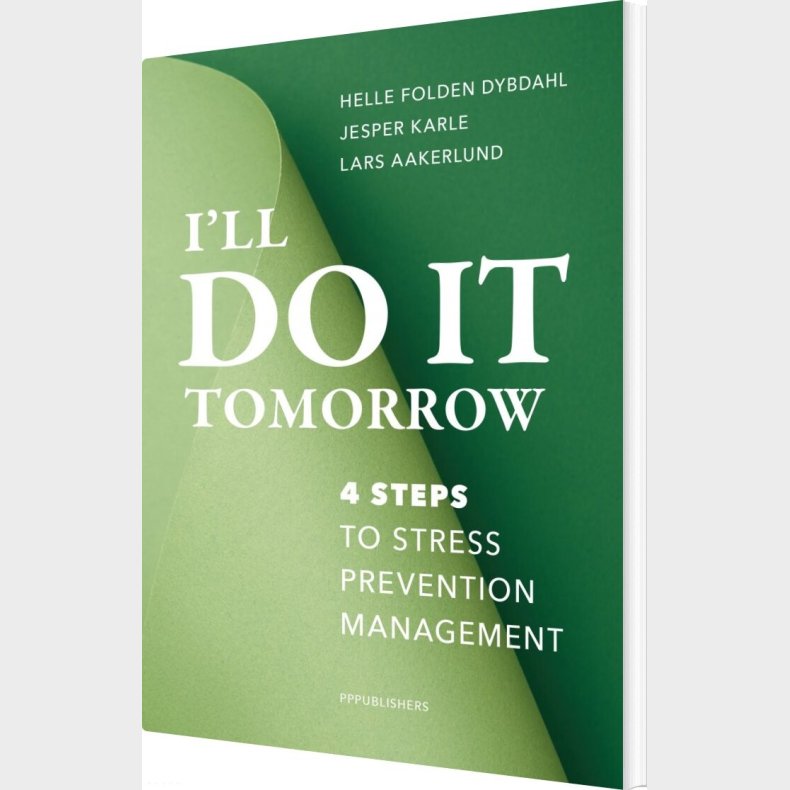 I'll Do It Tomorrow - Jesper Karle - Bog