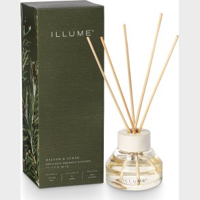 Illume - Duftpinde - Balsam Og Cedar - 88,7 Ml