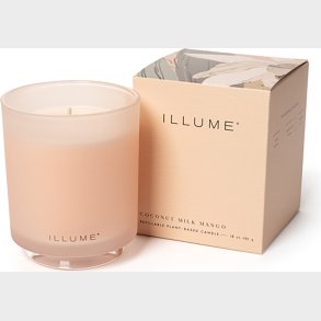 Illume - Coconut Milk Mango Box Glass Candle - Rosa,