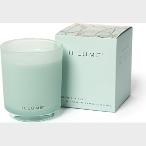 Illume - Fresh Sea Salt Box Glass Candle - Bl,