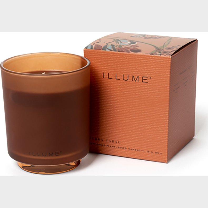 Illume - Terra Tabac Box Glass Candle - Brun,