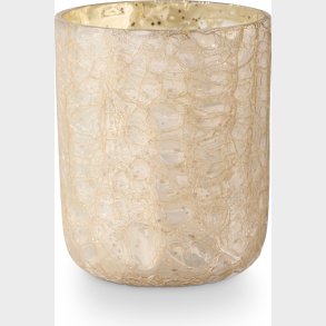 Illume - Winter White Crackle Glas Duftlys - Hvid,