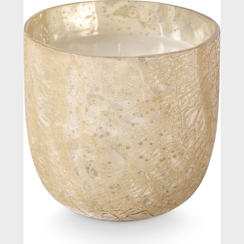 Illume - Winter White Crackle Glas Duftlys - Hvid,