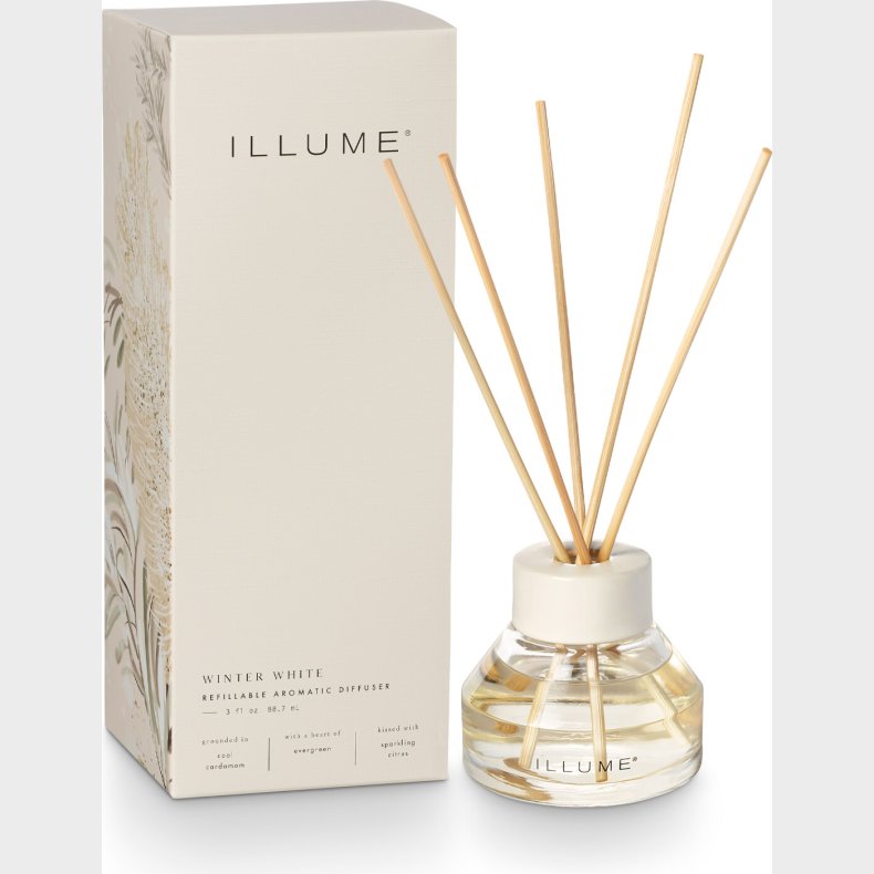 Illume - Winter White Duftpinde - Hvid,