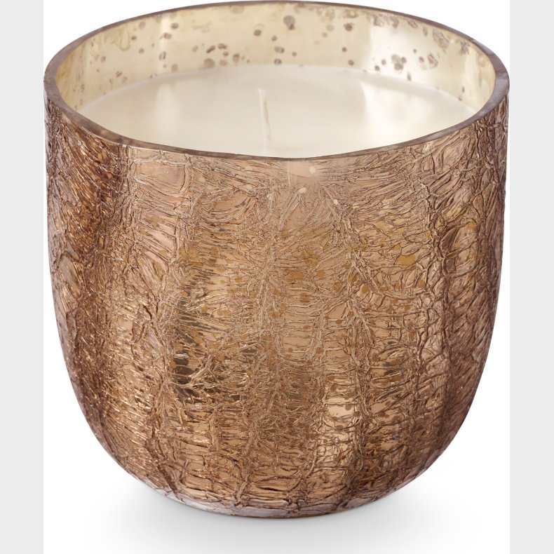 Illume - Woodfire Crackle Glas Duftlys - Brun,