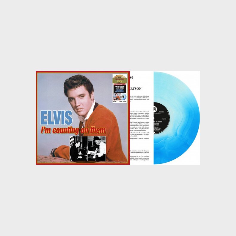 Elvis Presley - I'm Counting On Them - Limited Blue - Vinyl Lp