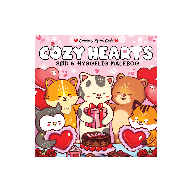 Legind | Malebog - Cozy Hearts