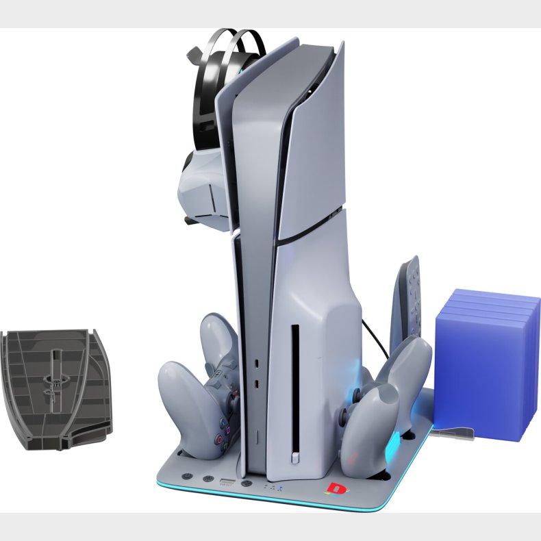 Imp Tech - Dlx+led Multi Function Charge And Cool Stand - 30th Anniversary Limited Edition - Grey