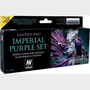 Vallejo - Fantasy-pro Imperial Purple Set 8x17ml - 74104