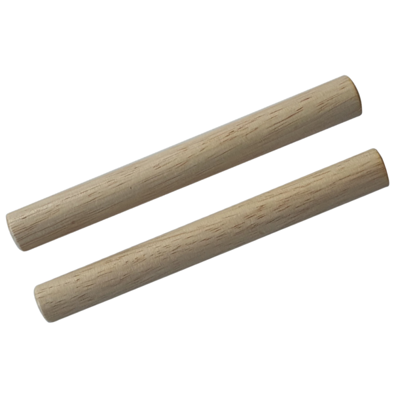 Trommus | Claves af gummitr�, 2 stk