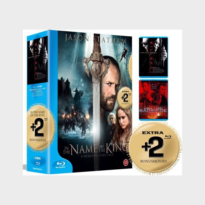 In The Name Of King / Killshot / Sacrifice - Blu-Ray