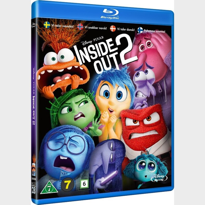 Inside Out 2 / Inderst Inde 2 - Blu-Ray