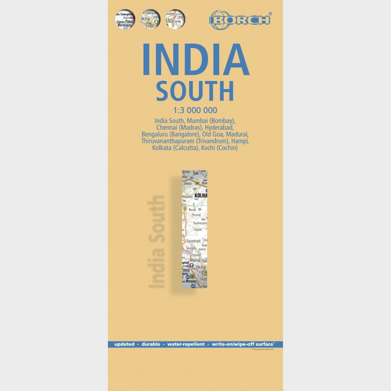India South - Borch Maps  - English book