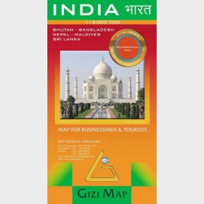 Gizi Map - India - English book