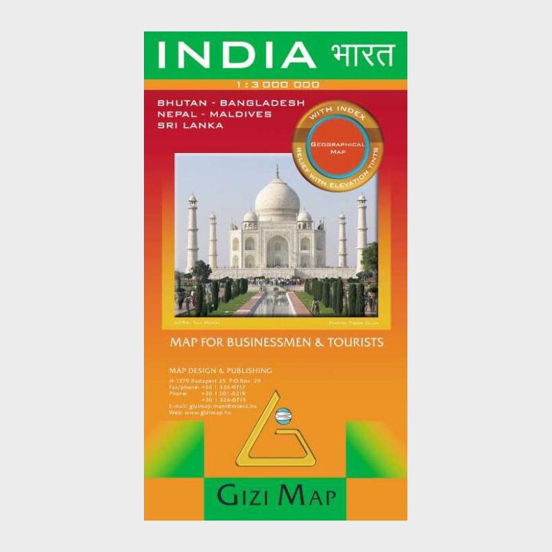 Gizi Map - India - English book