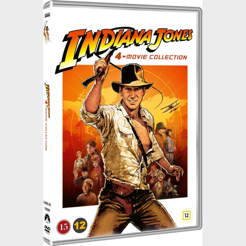 Indiana Jones 1-4 - Box - DVD - Film