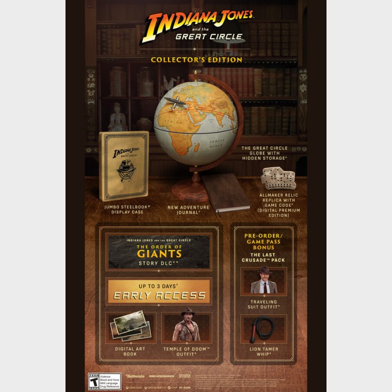 Indiana Jones And The Great Circle (collector Edition) - Kode I Boks - Xbox Series X