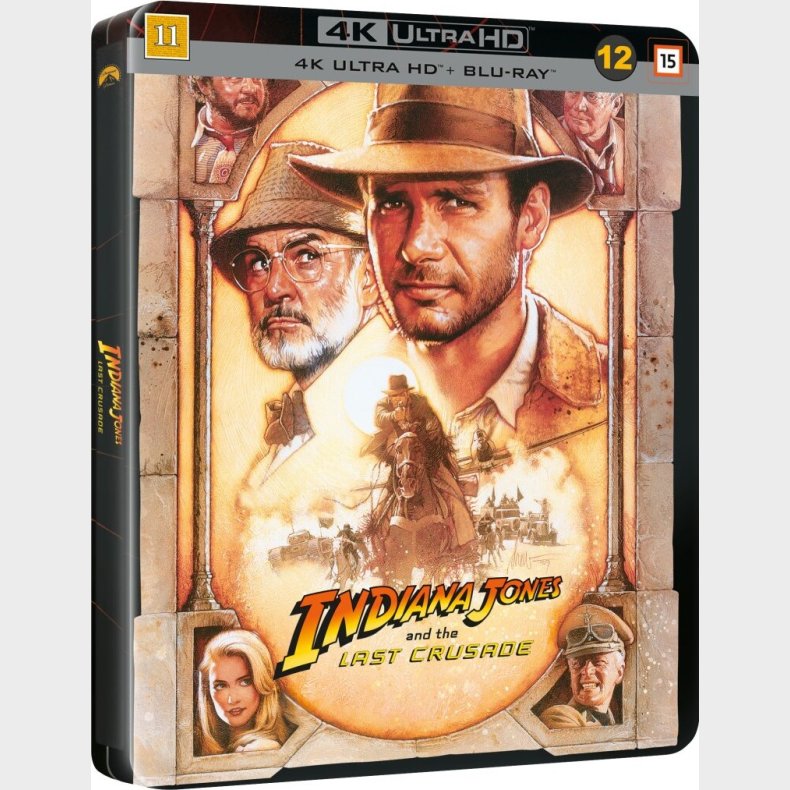 Indiana Jones 3 - And The Last Crusade - Steelbook - 4K Blu-Ray