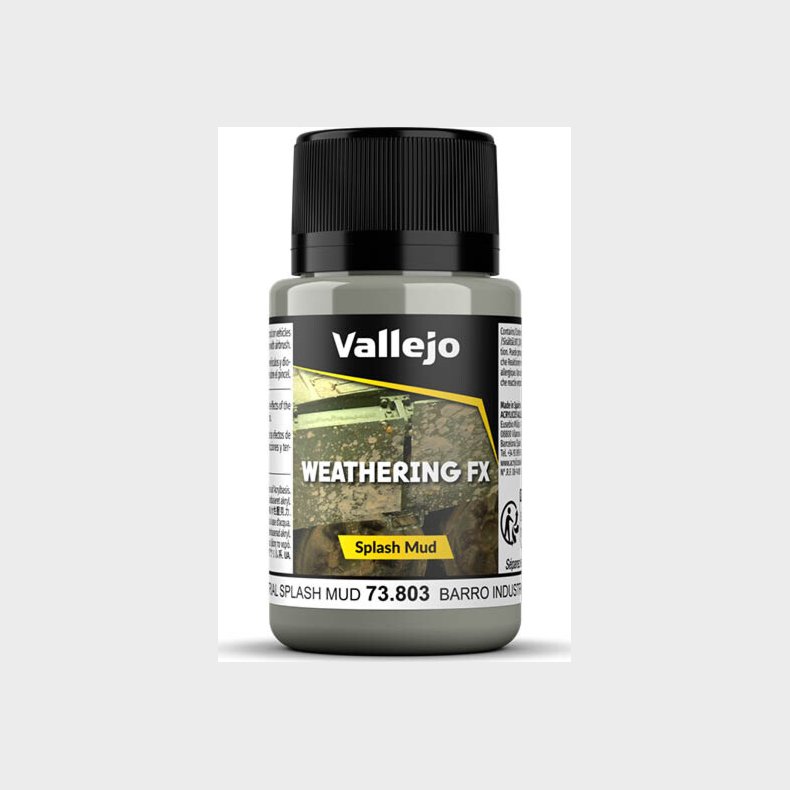 Vallejo - Industrial Splash Mud Acrylic 40 Ml - 73803