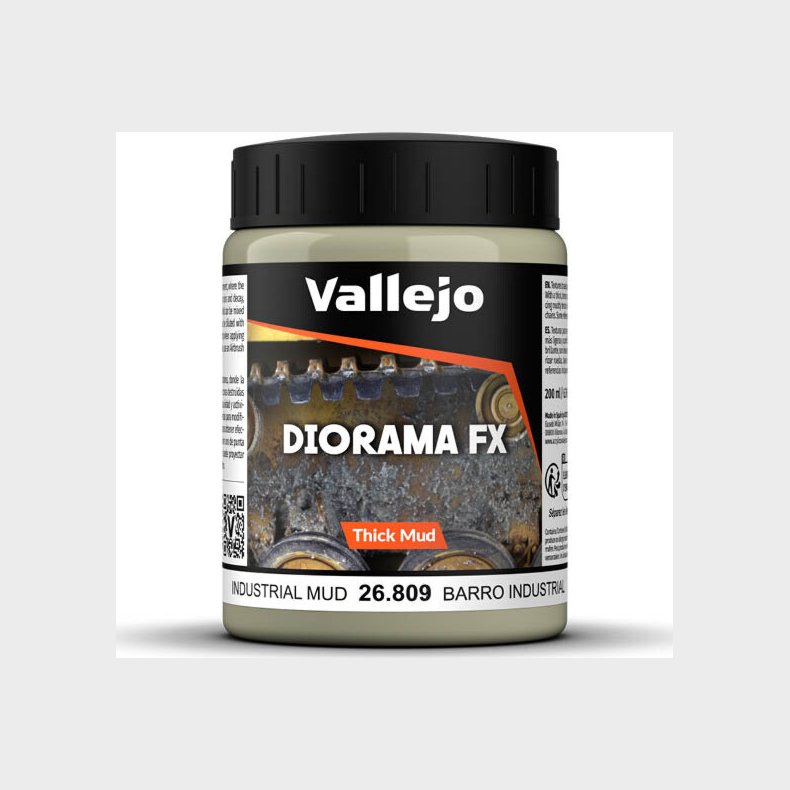 Vallejo - Thick Mud - Industrial 200 Ml