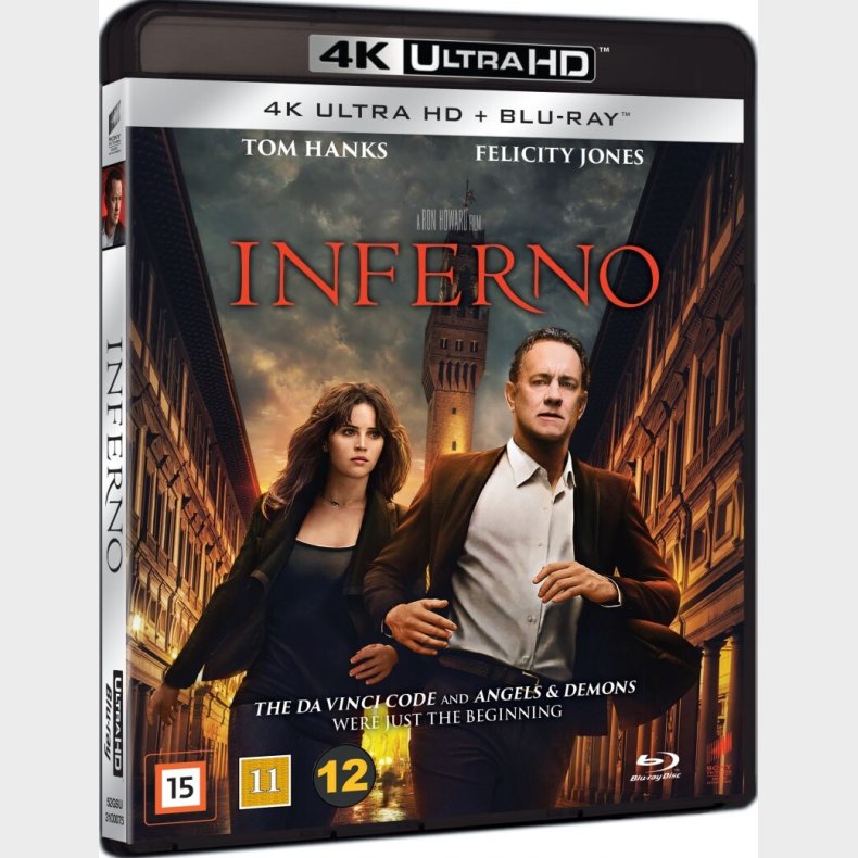 Inferno - 2016 Dan Brown  - 4K Blu-Ray