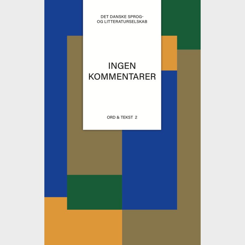 Ingen Kommentarer - Karen Skovgaard-petersen - Bog
