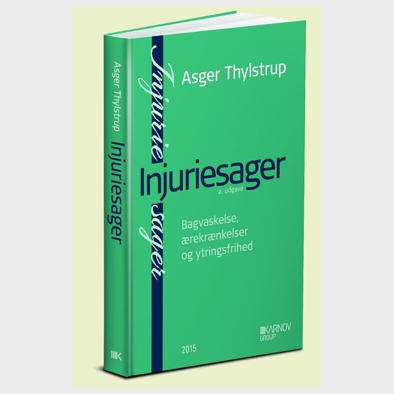 Injuriesager - Asger Thylstrup - Bog